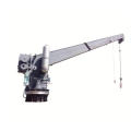 14KN single arm davit with winch for lifting rescue boat  and life raft